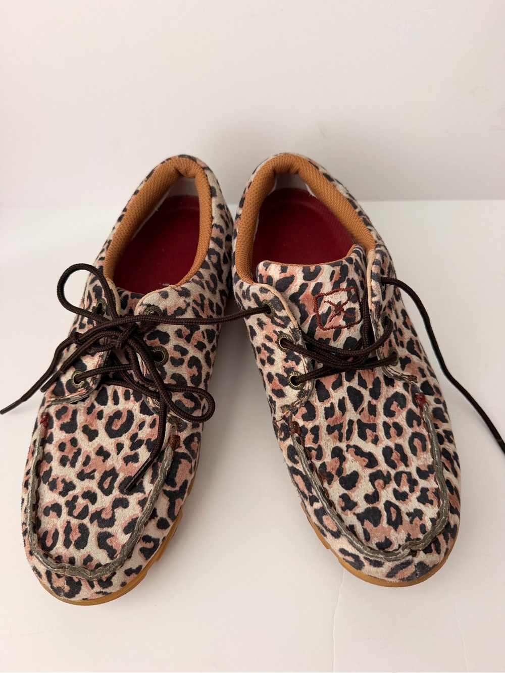 Leopard Print Twisted X Driving Mocs won’t women’s 6 WDMX005